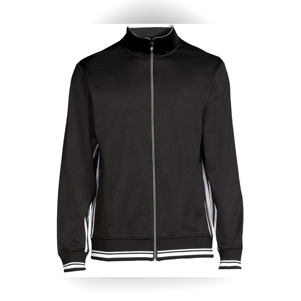 NWT! Men’s Athletic Works Black Track Jacket